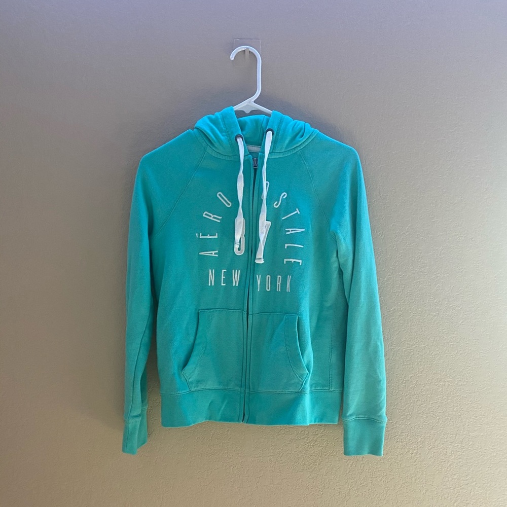 aeropostale 87’ new york zip up hoodie